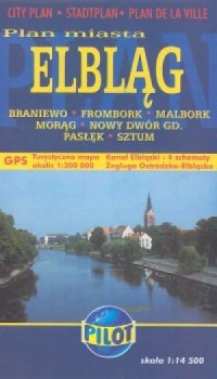 Elbląg, Braniewo, Frombork, Malbork, - zdjęcie reprintu, mapy