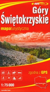 Góry Świętokrzyskie (1:75 000 - - zdjęcie reprintu, mapy