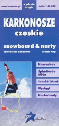 Karkonosze Czeskie. Snowboard & - zdjęcie reprintu, mapy