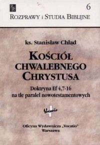 Kościół Chwalebnego Chrystusa - okładka książki