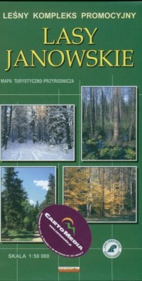 Lasy Janowskie. Leśny kompleks - zdjęcie reprintu, mapy