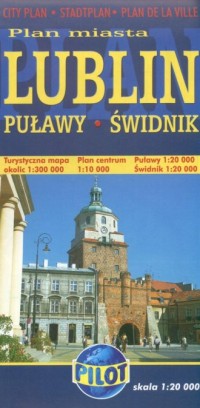 Lublin. Puławy. Świdnik (plan miasta - zdjęcie reprintu, mapy