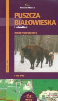 Puszcza Białowieska i okolice. - zdjęcie reprintu, mapy