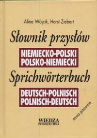 Słownik przysłów niemiecko-polski - okładka książki