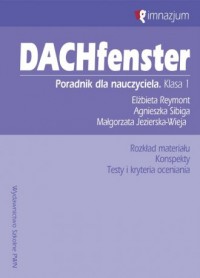 DACHfenster 1. Poradnik dla nauczyciela - okładka podręcznika