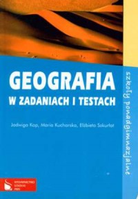 Geografia w zadaniach i testach - okładka książki