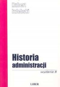 Historia administarcji - okładka książki