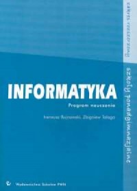 Informatyka Program nauczania - okładka książki