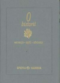 O historii - okładka książki