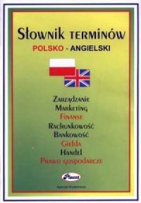 Słownik terminów polsko-angielski - okładka książki