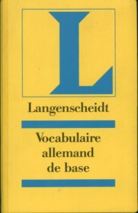 Vocabulaire allemand de base - okładka książki