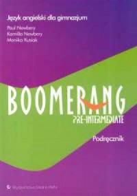 Boomerang. Pre-intermediate. Język - okładka podręcznika