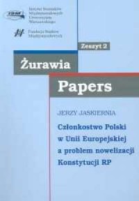 Członkostwo polski w Unii Europejskiej - okładka książki