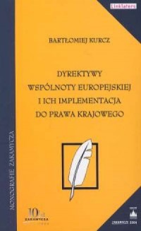 Dyrektywy Wspólnoty Europejskiej - okładka książki