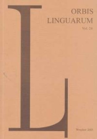 Orbis Linguarum vol. 24 - okładka książki