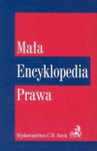 Mała Encyklopedia Prawa - okładka książki