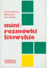 Minirozmówki litewskie - okładka książki