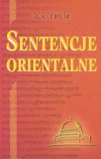 Sentencje orientalne - okładka książki