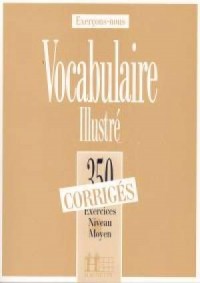 350 exercices de vocabulaire illustre - okładka książki