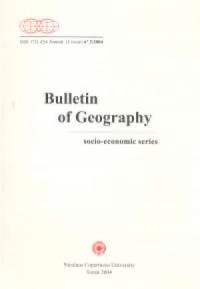 Bulletin of Geography - okładka książki