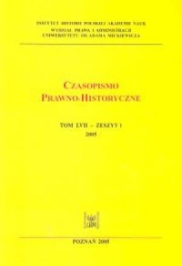 Czasopismo Prawno-Historyczne. - okładka książki
