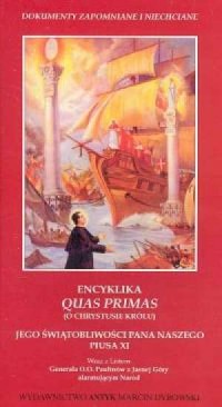 Encyklika Quas primas - okładka książki