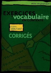 Exercises vocabulaire en contexte. - okładka książki