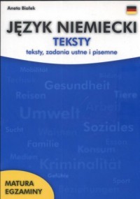 Język niemiecki Teksty zadania - okładka książki