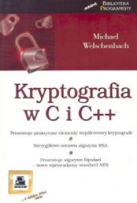 Kryptografia w językach C i C++ - okładka książki