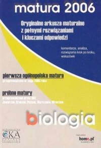 Biologia. Matura 2006. Oryginalne - okładka podręcznika