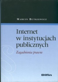 Internet w instytucjach publicznych - okładka książki