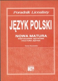 Język polski. Nowa matura. Poradnik - okładka podręcznika