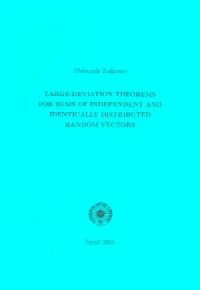 Large-deviation theorems for sums - okładka książki