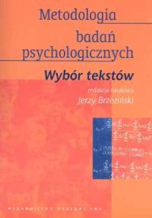 Metodologia Badań Psychologicznych Wybór Tekstów - Książka ...