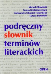 Podręczny słownik terminów literackich - okładka książki