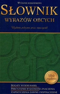 Słownik wyrazów obcych mini - okładka książki