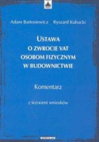 Ustawa o zwrocie VAT osobom fizycznym - okładka książki