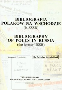 Bibliografia Polaków na Wschodzie - okładka książki