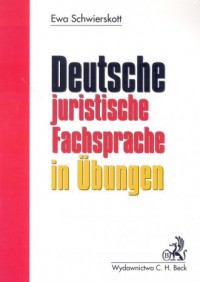 Deutsche juristische Fachsprache - okładka podręcznika