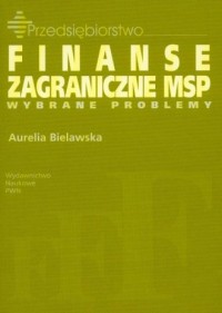 Finanse zagraniczne MSP wybrane - okładka książki