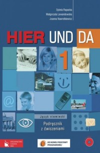 Hier und da 1. Język niemiecki. - okładka podręcznika