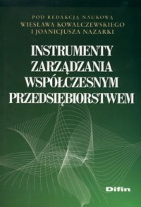 Instrumenty zarządzania współczesnym - okładka książki