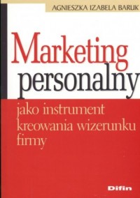Marketing personalny jako instrument - okładka książki