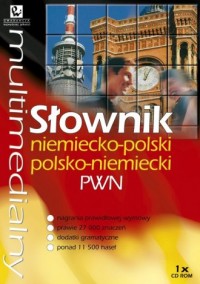 Multimedialny słownik niemiecko-polski - okładka podręcznika