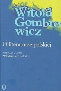 O literaturze polskiej - okładka książki