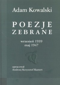 Poezje zebrane. Wrzesień 1939 - - okładka książki