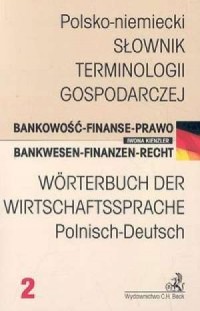 Polsko-niemiecki słownik terminologii - okładka książki