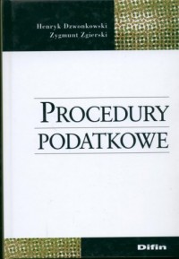 Procedury podatkowe - okładka książki