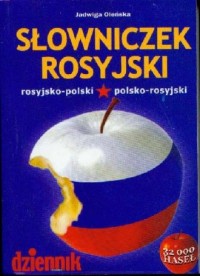 Słowniczek rosyjski rosyjsko-polski, - okładka książki