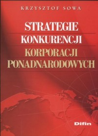 Strategie konkurencji korporacji - okładka książki